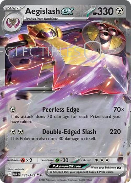 Pokemon Paradox Rift 135/182 Aegislash ex