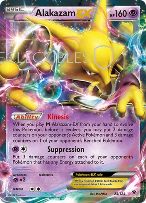 Pokemon Fates Collide 025/124 Alakazam EX