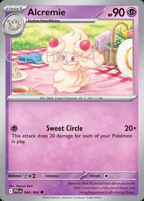 Pokemon Phantasmal Flames 044/094 Alcremie  Reverse Holo