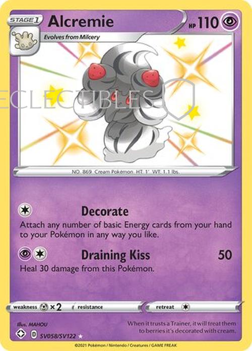 Pokemon Shining Fates SV 058/122 Alcremie