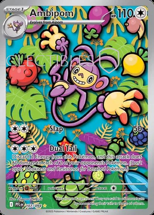 Pokemon Phantasmal Flames 107/094 Ambipom 