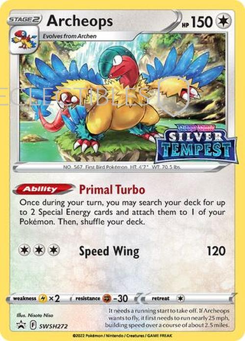 Pokemon SWSH Black Star Promos SWSH 272 Archeops