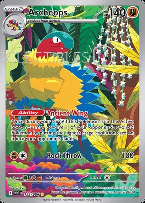 Pokemon White Flare 132/086 Archeops 