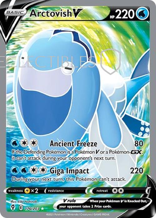 Pokemon Evolving Skies 176/203 Arctovish V