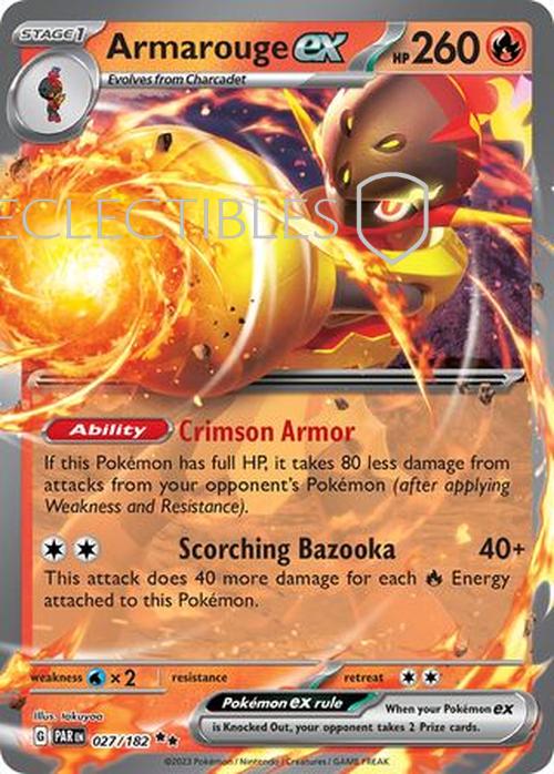 Pokemon Paradox Rift 027/182 Armarouge ex