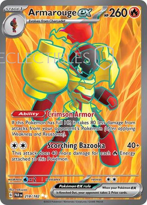 Pokemon Paradox Rift 218/182 Armarouge ex