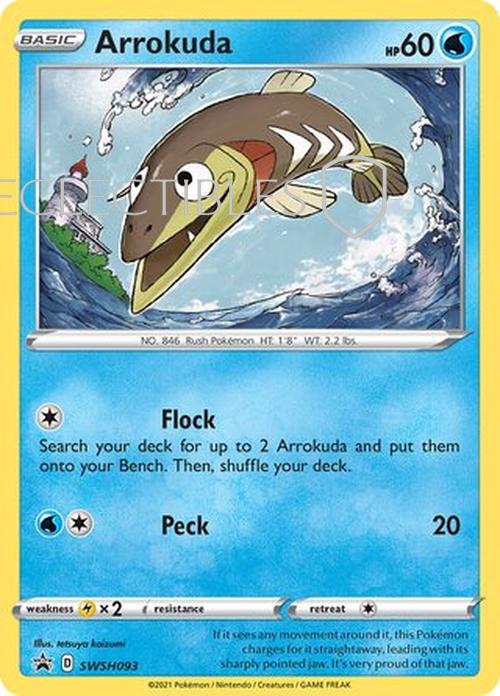 Pokemon SWSH Black Star Promos SWSH 093 Arrokuda