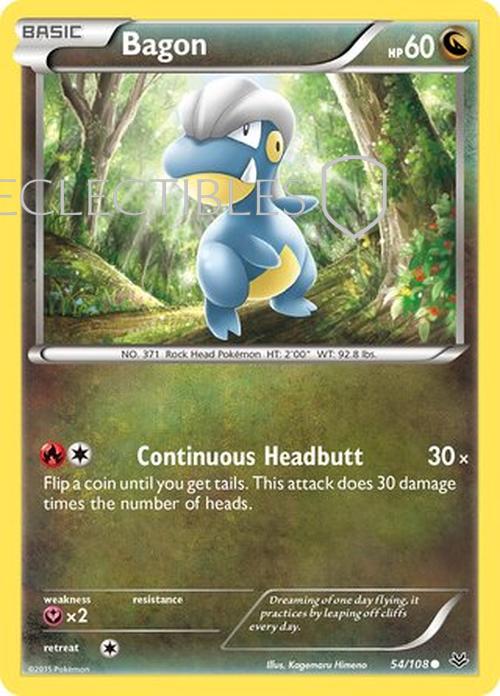 Pokemon Roaring Skies 054/108 Bagon Reverse Holo