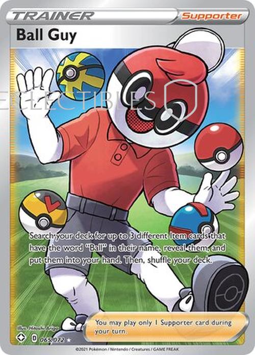 Pokemon Shining Fates 065/072 Ball Guy