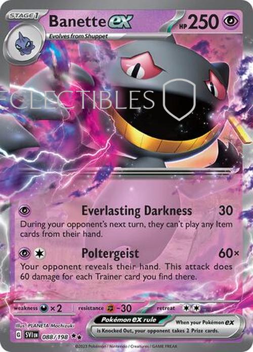 Pokemon Scarlet & Violet 088/198 Banette ex