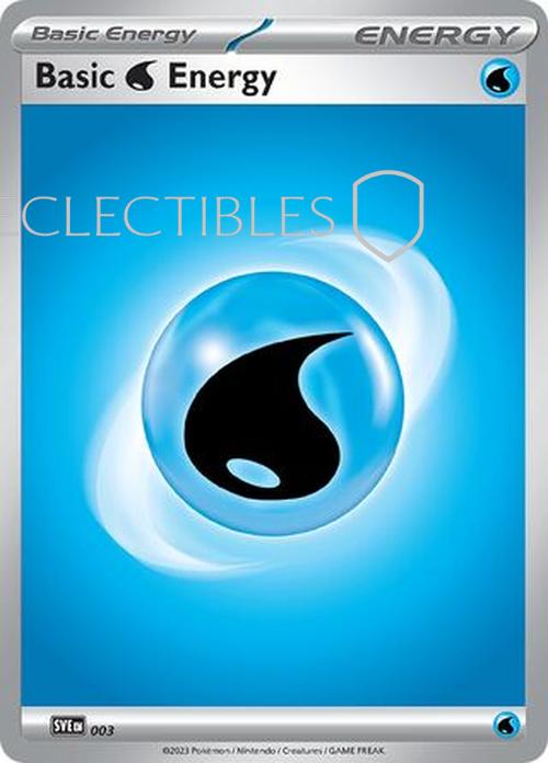 Pokemon Scarlet & Violet Energies 003 Basic Water Energy Cosmos Holo