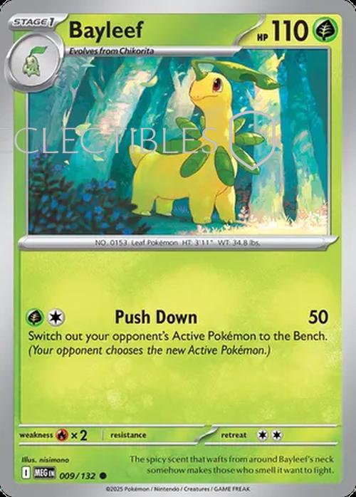 Pokemon Mega Evolutions 009/132 Bayleef  Reverse Holo