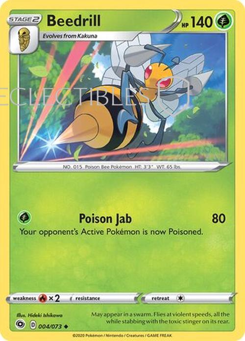 Pokemon Champions Path 004/73 Beedrill Reverse Holo