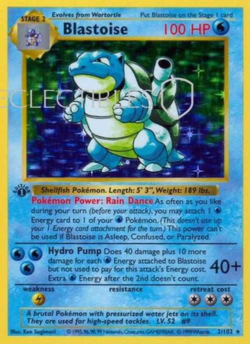 Pokemon Base Set 002/102 Blastoise
