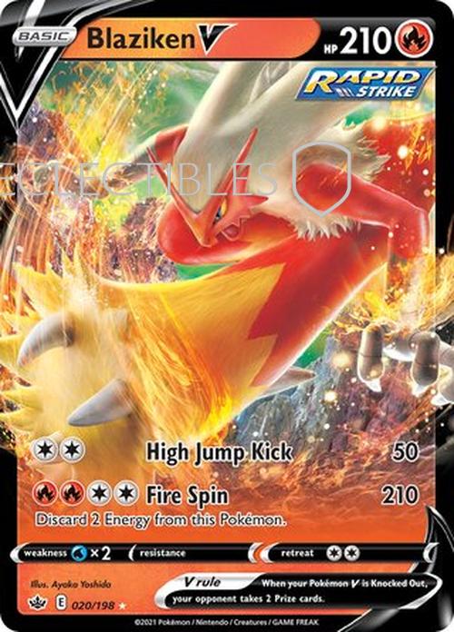 Pokemon Chilling reign 020/198 Blaziken V