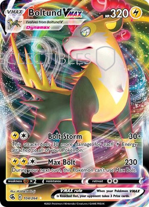 Pokemon Fusion Strike 104/264 Boltund VMAX
