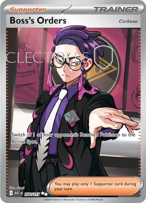 Pokemon Ascended Heroes 256/217 Bosss Orders