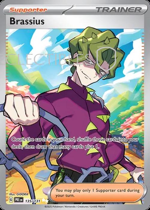 Pokemon Prismatic Evolutions 135/131 Brassius