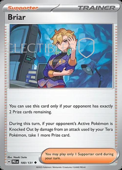 Pokemon Prismatic Evolutions 100/131 Briar Reverse Holo