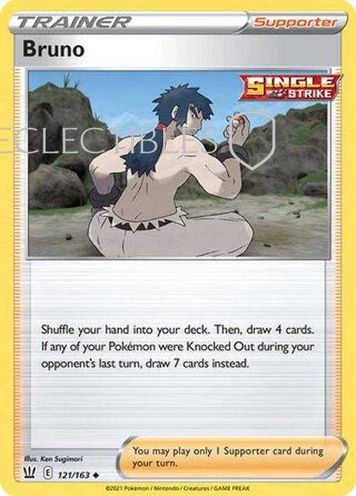 Pokemon Battle Styles 121/163 Bruno  Reverse Holo