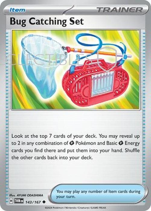 Pokemon Twilight Masquerade 143/167 Bug Catching Set  Reverse Holo
