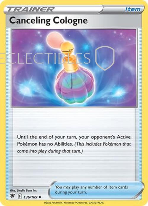 Pokemon Astral Radiance 136/189 Canceling Cologne  Reverse Holo