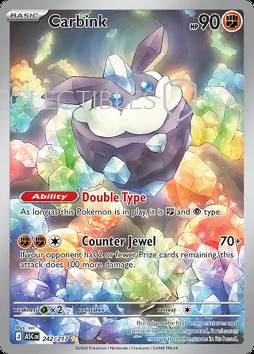 Pokemon Ascended Heroes 242/217 Carbink