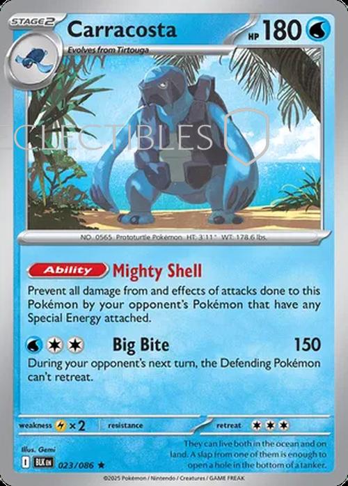 Pokemon Black Bolt 023/086 Carracosta Holo