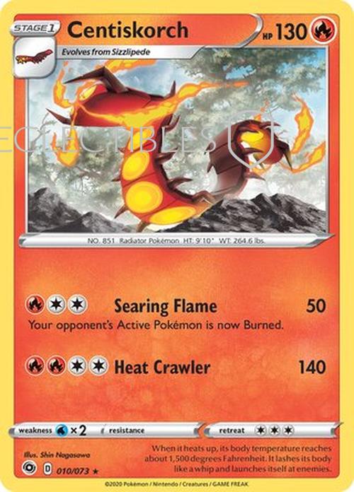 Pokemon Champions Path 010/73 Centiskorch Holo