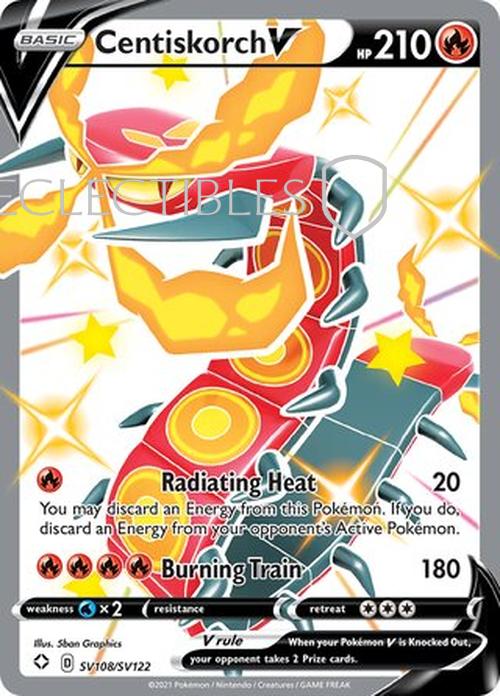 Pokemon Shining Fates SV 108/122 Centiskorch V