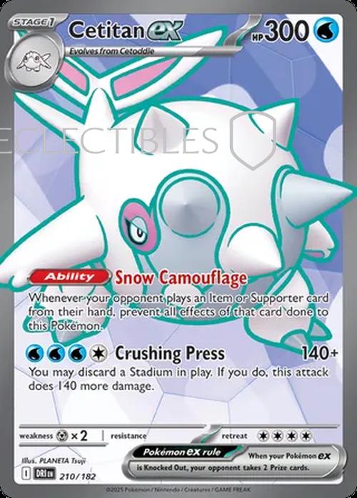 Pokemon Destined Rivals 210/182 Cetitan ex