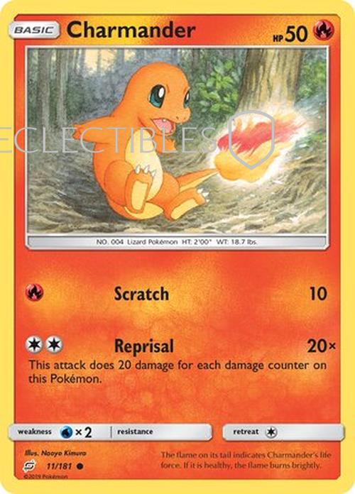 Pokemon Team up 011/181 Charmander Reverse Holo