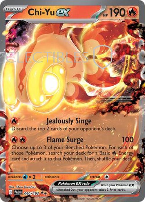 Pokemon Paldea Evolved  040/193 Chi Yu ex