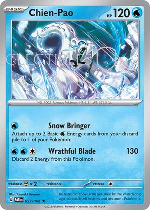Pokemon Paradox Rift 057/182 Chien Pao Holo