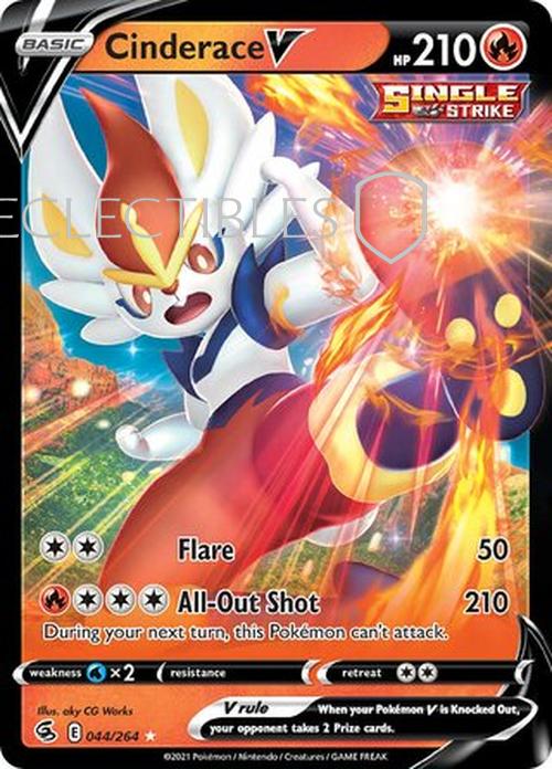 Pokemon Fusion Strike 044/264 Cinderace V