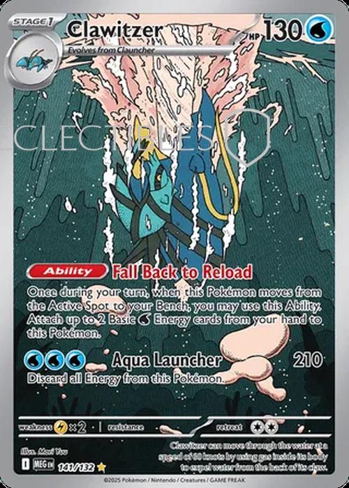 Pokemon Mega Evolutions 141/132 Clawitzer 