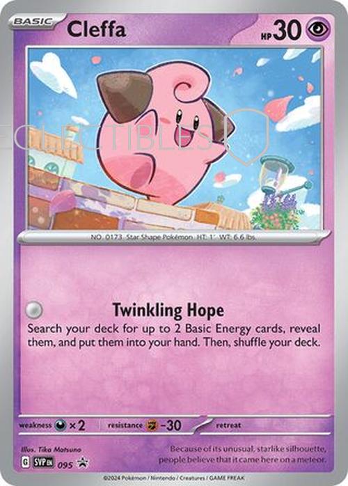 Pokemon SV Black Star Promos SV 095 Cleffa