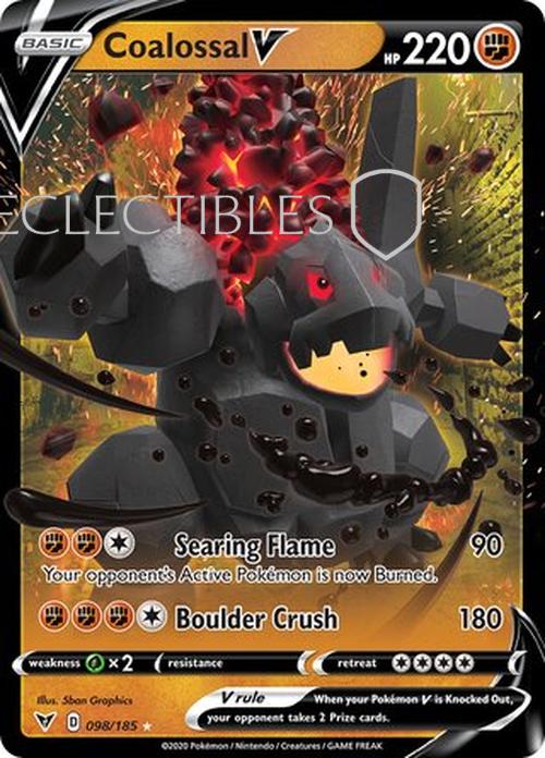 Pokemon Vivid Voltage 098/185 Coalossal V