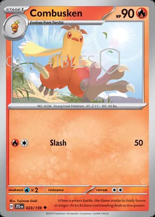 Pokemon Journey Together 023/159 Combusken Reverse Holo