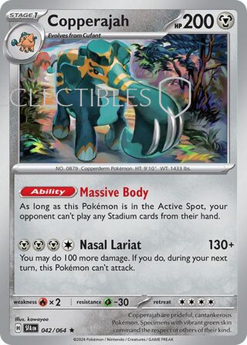 Pokemon Shrouded Fable 041/064 Copperajah Holo