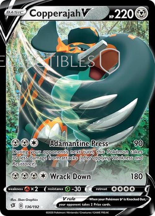 Pokemon Rebel Clash 136/192 Copperajah V