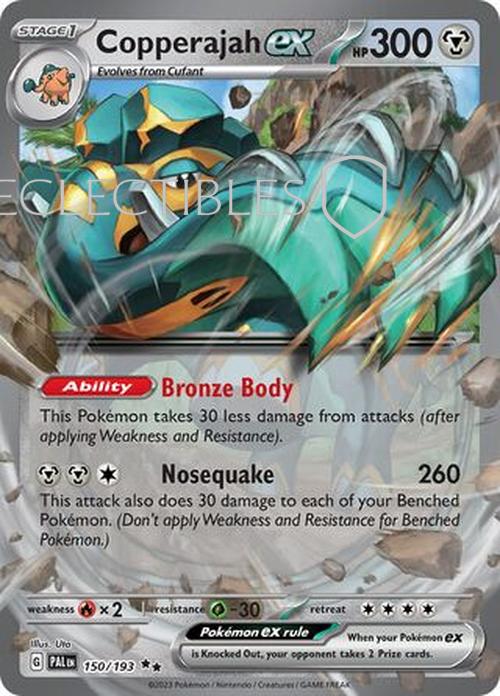 Pokemon Paldea Evolved  150/193 Copperajah ex