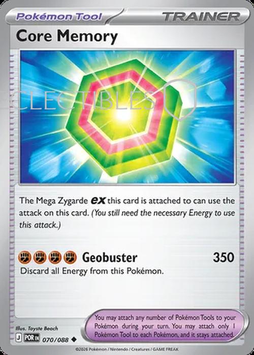 Pokemon Perfect Order 070/88 Core Memory  Reverse Holo