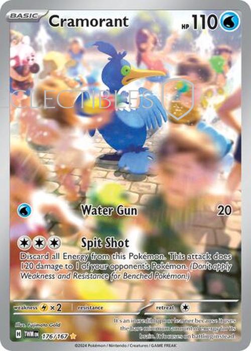 Pokemon Twilight Masquerade 176/167 Cramorant