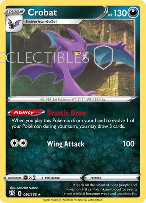 Pokemon Battle Styles 091/163 Crobat Holo