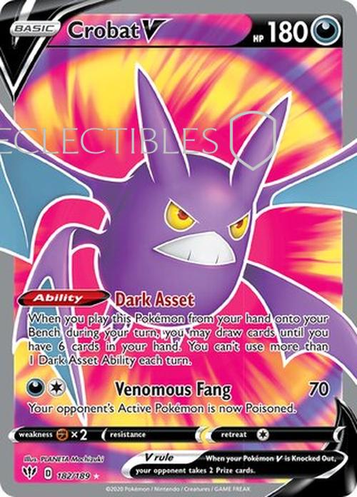 Pokemon Darkness Ablaze 182/189 Crobat V