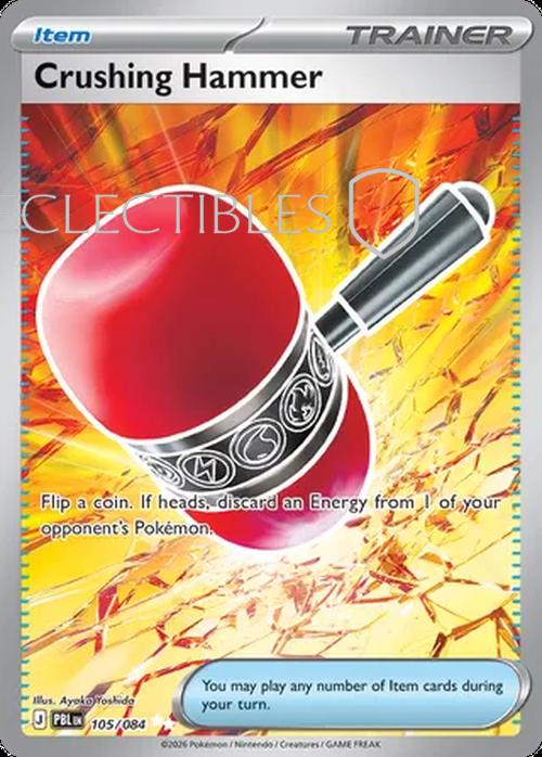 Pokemon pitch black 105/84 Crushing Hammer