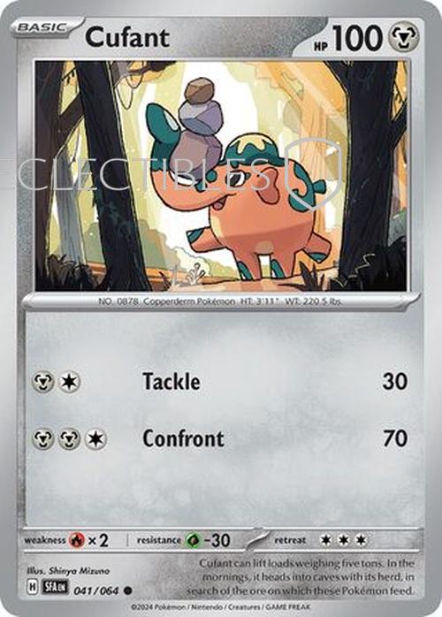 Pokemon Shrouded Fable 041/064 Cufant  Reverse Holo