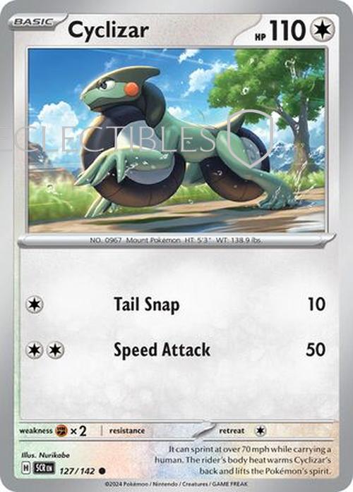 Pokemon Stellar Crown 127/142 Cyclizar  Reverse Holo