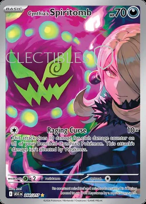 Pokemon Ascended Heroes 244/217 Cynthias Spiritomb